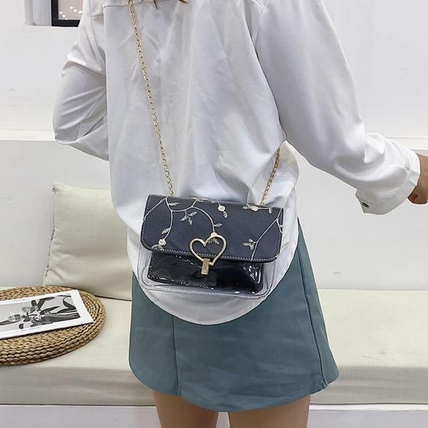 

crossbody bags for women laser transparent bags fashion women korean style shoulder bag messenger pvc waterproof beach bag #yy