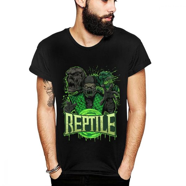 

mortal kombat reptile boy round collar t-shirt new t shirt for male abstract tee