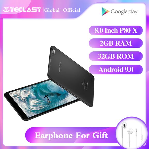 

teclast p80x tablet 8 inch octa core android 9.0 2gb ram 32gb rom tablets 1280×800 dual cameras wifi gps bluetooth 4.1 tablet pc