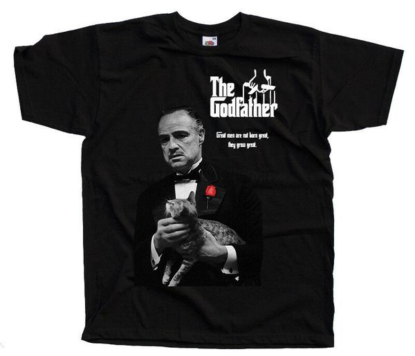 

the godfather v1 movie poster al pacino t shirt black all sizes s-5xl