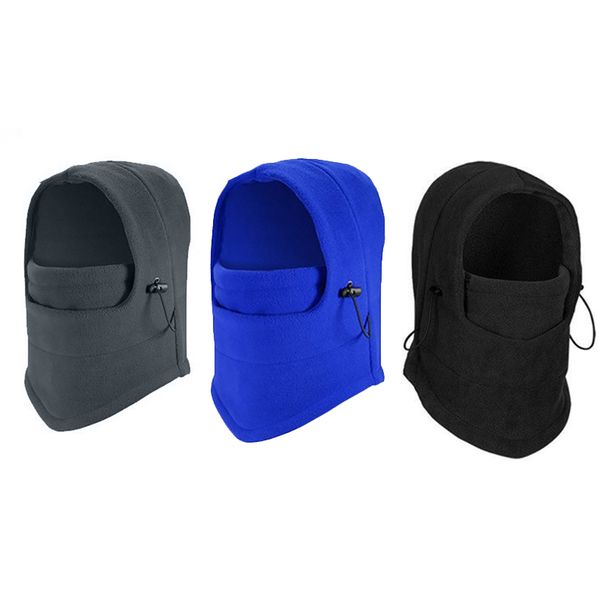 

теплая зима шляпа для женщин мужчин балаклавов ветрозащитных шапочек многофункциональной face mask мужчина верхом hat шарф ошейники утолщени, Black