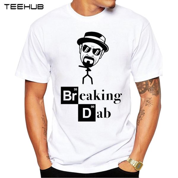 

2019 new fashion heisenberg breaking dab men t-shirt short sleeve casual tee shirts funny printed cool