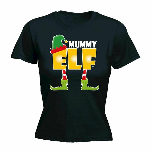 

women's black 2xl - mummy elf funny t-shirt - cheap