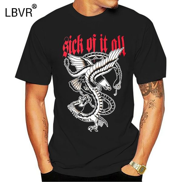

sick of it all eagle (black) t-shirt-new and official