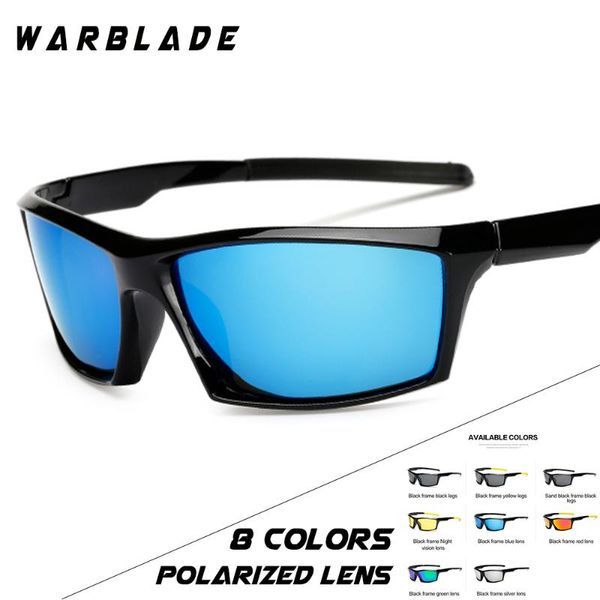 

warblade 2020 new sunglasses men sun glasses driving fashion travel eyewear uv400 men's oculos, White;black