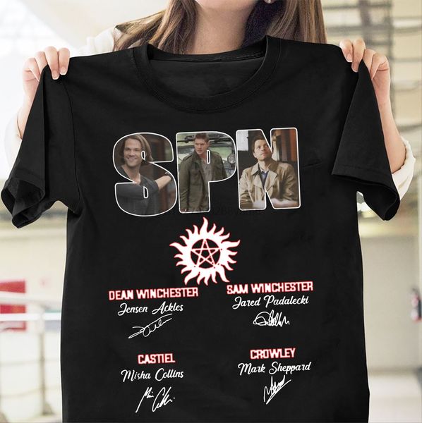 

supernatural movie sam and dean winchester castiel crowley t-shirt