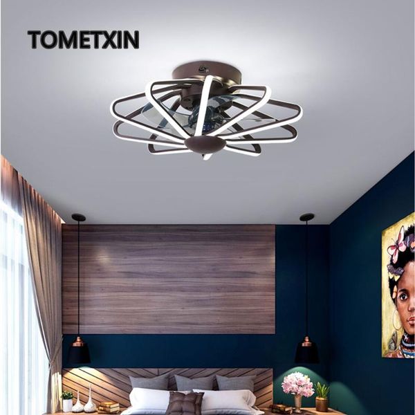 

electric fans ceiling ventilator lamp fan light bedroom living room lamps integrated led ac220v pure copper motor with remote contorl