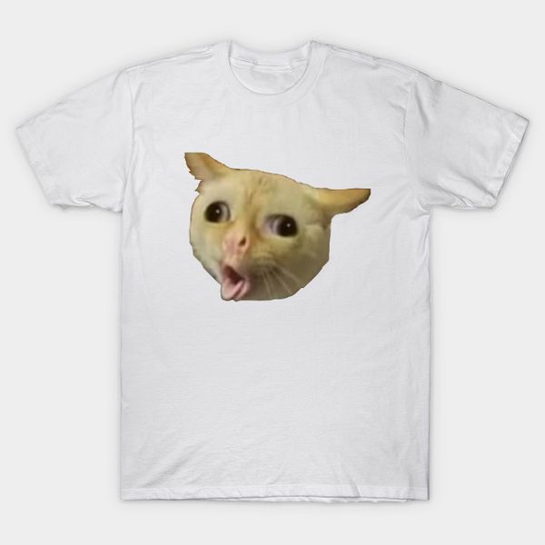 

мужчины футболки cat кашель like a kid meme tshirt женщины футболка летняя тройники hip hop harajuku
