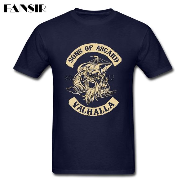 

sons of asgard viking valhalla t shirts men fashion shirt custom cotton short sleeve clothes for family