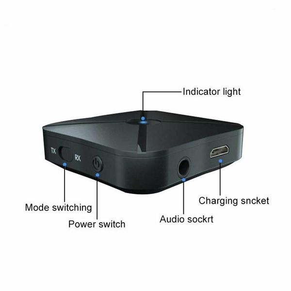 

bluetooth transmitter receiver kn319 new bluetooth receiver transmitter 2-in-1 stereo wireless audio converter