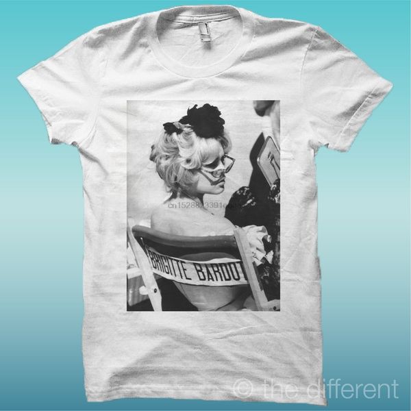 

t-shirt brigitte bardot diva blanco the happiness is han my t-shirt new