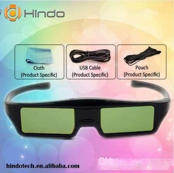 

3d rf bluetooth active glasses for epson elpgs03 home cinema projector gafas 3d