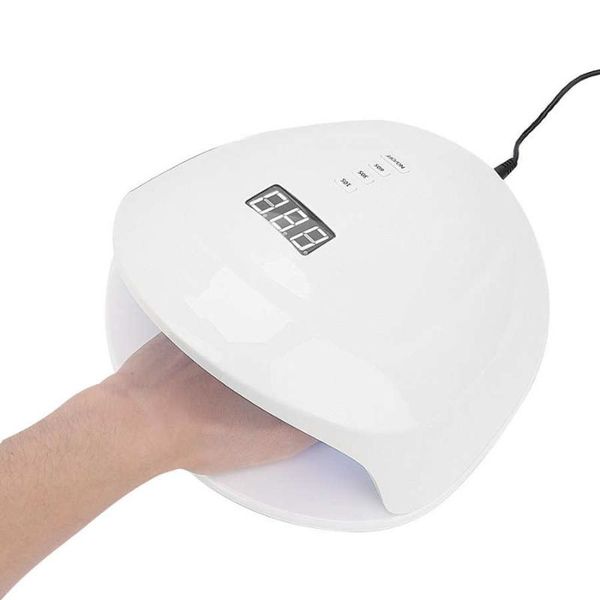 

56w intelligent nail gel dryer uv led lcd display timer manicure machine