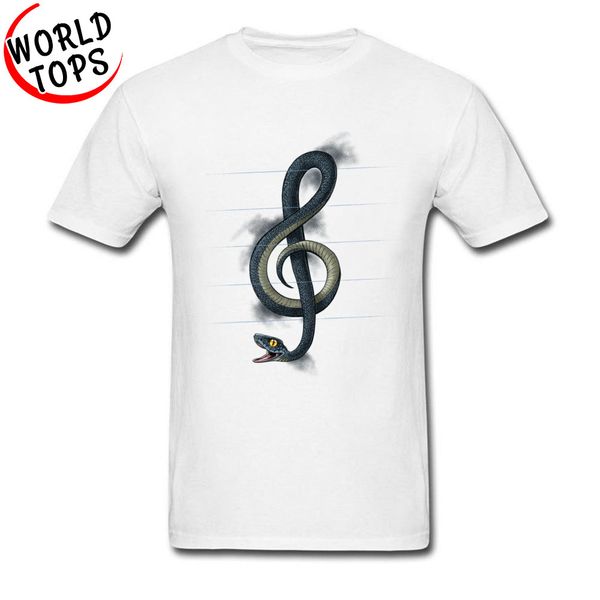

rock music snake note mens creative t shirts casual short sleeve summer tees funny teeshirt round neck 100% cotton