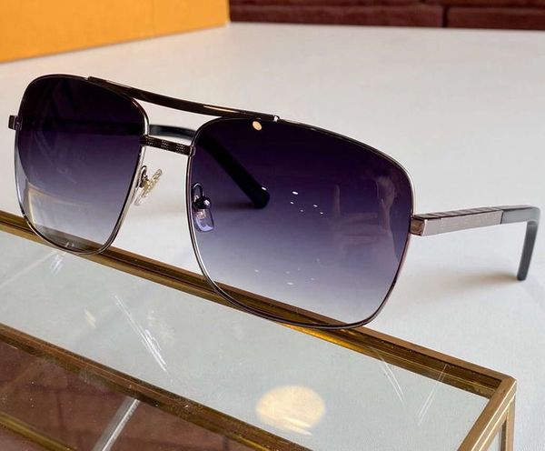 

attitude square sunglasses 0256 silver frame grey shaded sun mask des lunettes de soleil fashion sunglasses new with box, White;black