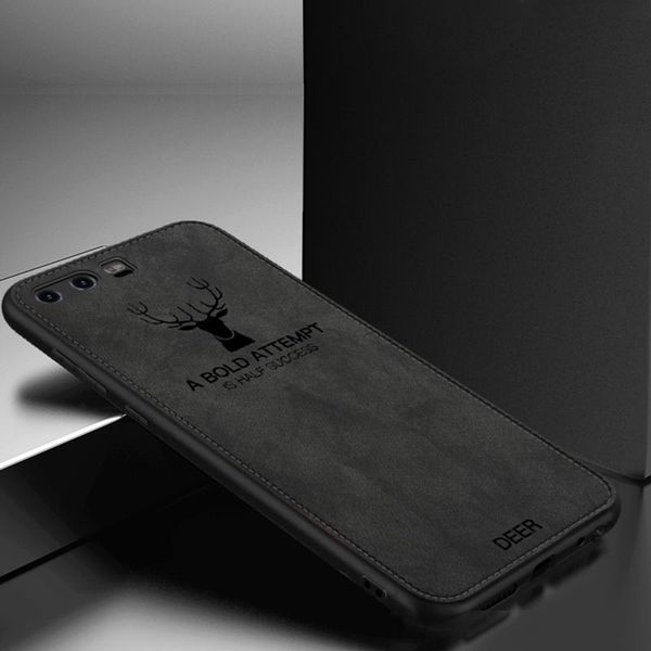 

fabric case for huawei p10 lite classic cloth matte skin soft hard back cover for huawei p10 plus phone cases