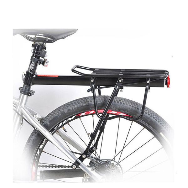 

car & truck racks bike cargo rack bicycle rear shelf quick release luggage carrier cycling seatpost bag holder stand for 20-29 inch bikes