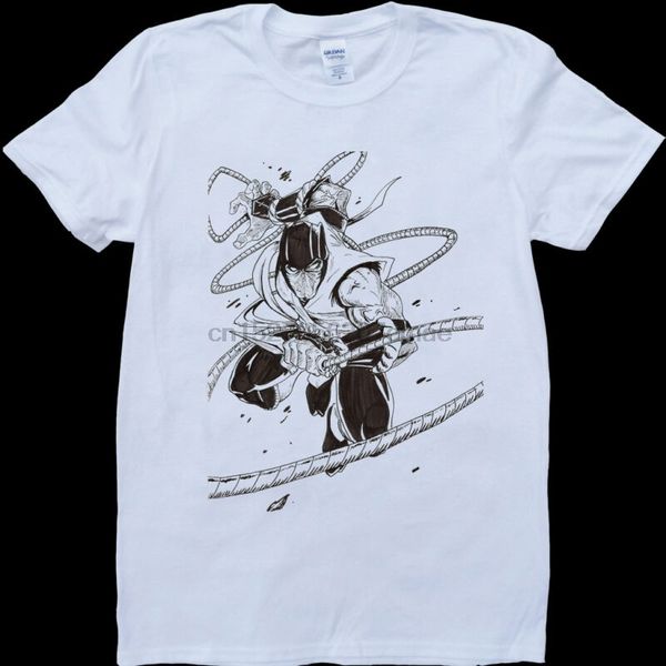 

mortal kombat scorpion white custom made t-shirt