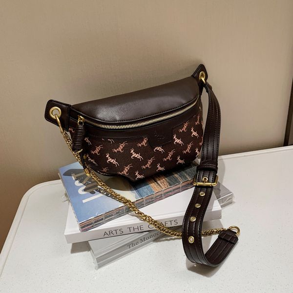 

brand original design versatile bag 2020 new style single shoulder crossbody chest bag chain belt waist