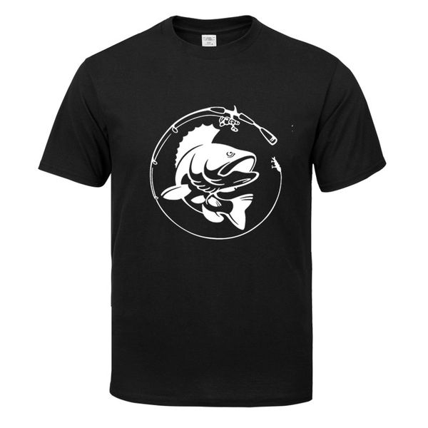 

men's tshirt summer harajuku cool short sleeve t shirt fishing funny printed streetwear plus size t-shirt