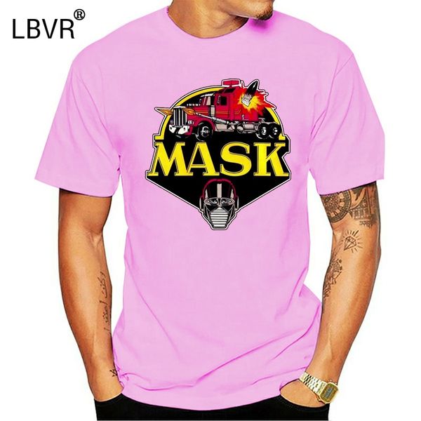 

mask cartoon classic men's red t-shirt retro 80's cartoon animated tv series new