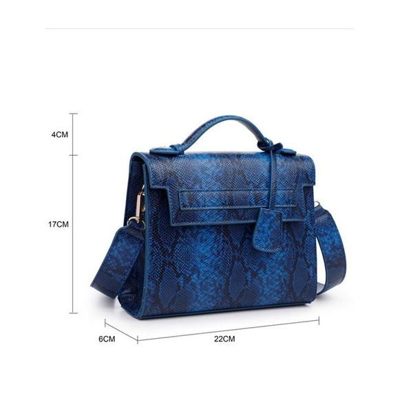 

handbags women handbag crossbody bags new serpentin pattern-handbag 2020 summer new simple bucket bag fashion chain portable messenger bags