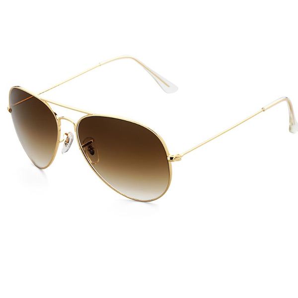 

3025 sunglasses men women kids children 52 56 60mm pilot glass lens glasses mirror gradient sunglass polarized, White;black