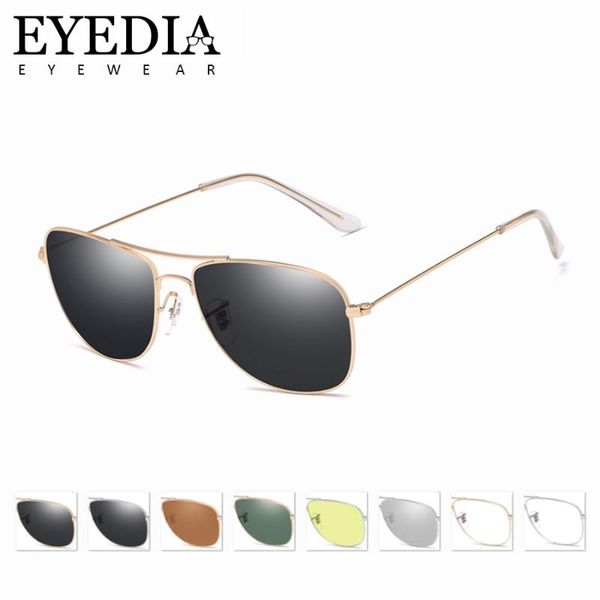 

new vintage big frame alloy metal sun glasses retro black yellow brown green transparent lens sunglasses for women men l7761cj, White;black