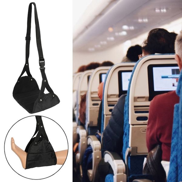 

comfy hanger travel airplane footrest hammock made with memory foam foot resting hammock for travel office leg