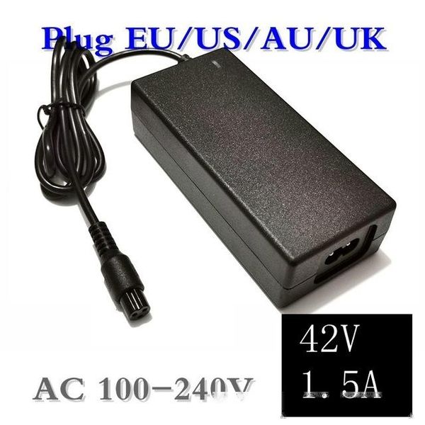 

onsumer electronics wholesale 42v 1.5a universal battery charger hoverboard for self-balancing scooter 100-240vac power supply