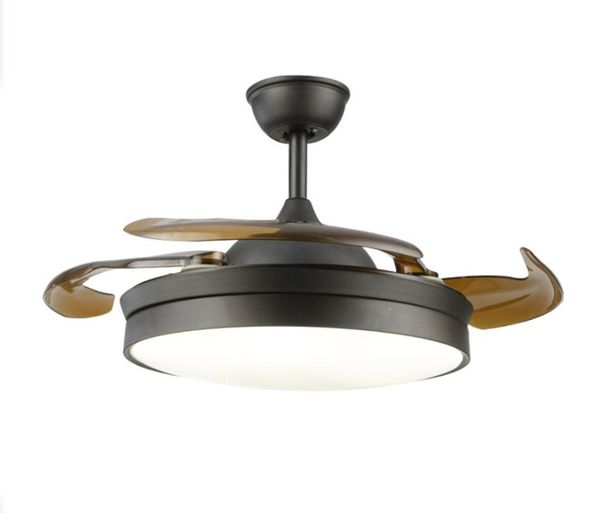 

led ceiling fan with lights 36/42 inch modern ceiling fans with remote control silent 110v 220v fans lamp ventilador