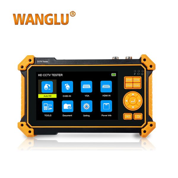 

wanglu 8mp cvi tvi ahd sdi analog 5 in 1 vga & 4k hdmi input hd cctv tester