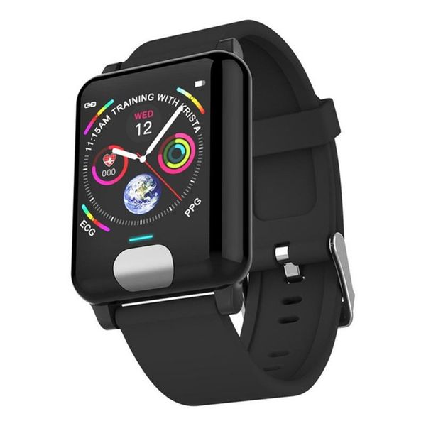 

e04 waterproof smart watches ecg ppg blood pressure measurement fitness tracker gps smartwatch bracelet heart rate for ios phone