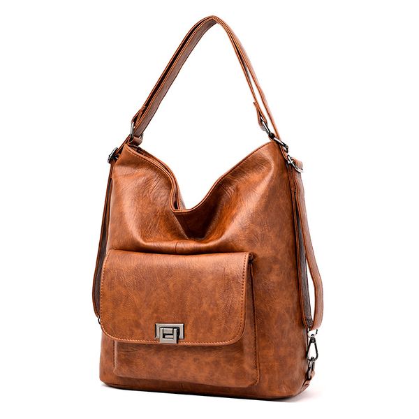 

fashion genuine leather large capacity handbag women shoulder bag multifunction use satchel crossbody messenger bags