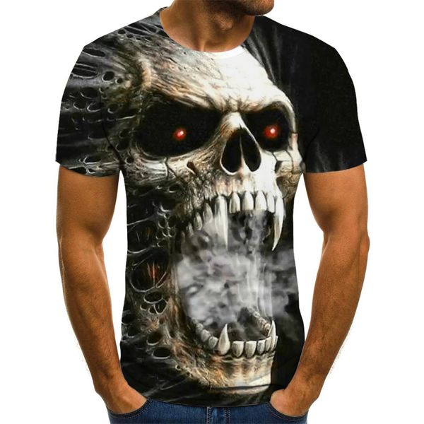 

2019 new summer tee shirt mens tattoo artist t-shirt funny gift tee shirt skull graphic fashion t-shirt
