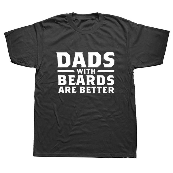 

смешные dads с бороды лучше футболки мужчины лето хлопок harajuku с коротким рукавом o шеи streetwear черная футболка