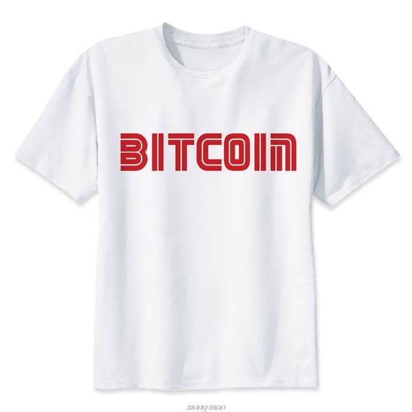 

bitcoin t shirt men cartoon cool funny white tshirt print t-shirt men tees m8008