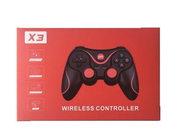

universal terios x3 android wireless bluetooth gamepad gaming remote controller joystick bt 3.0 for android smartphone tablet pc tv box