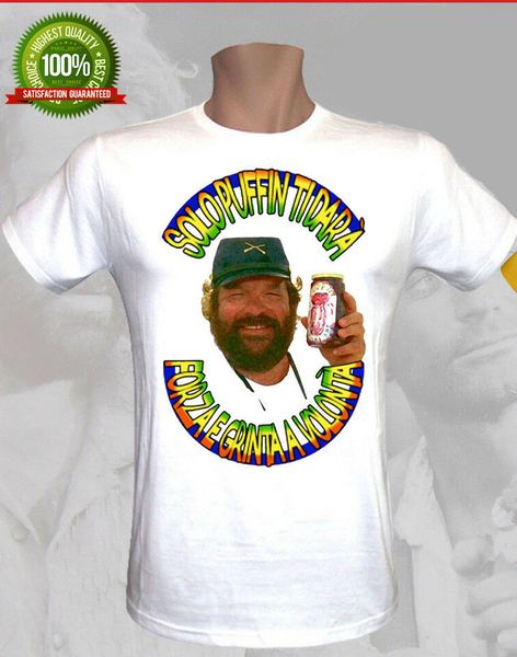 

t-shirt solo puffin marmellata bud spencer & terence hill tee new t shirts funny tee basic models t shirts for men