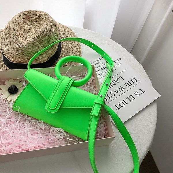 

fashion women shoulder bags ring crossbody lady plain hansbags small candy color girl sister bag