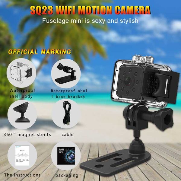 

mini cameras sq23 wifi camera espia waterproof shell night vision smart secret hd camcorder motion detection pocket micro cam sport