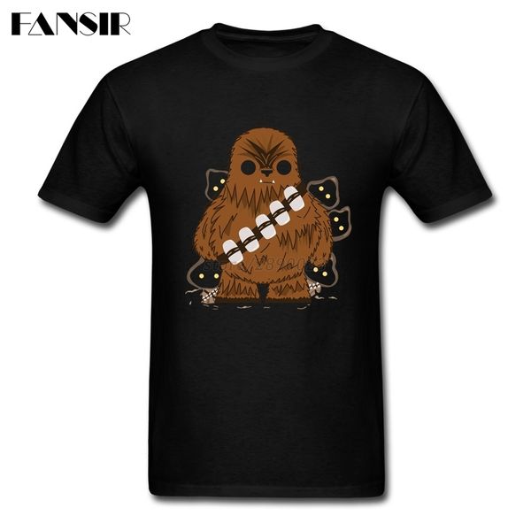 

awesome tshirts man custom cotton short sleeve chewbacca & friends cartoon guys clothing men t-shirt