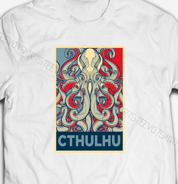 

cthulhu h.p lovecraft character 100% cotton mens hope poster parody 2019 new brand-clothing fashion cotton graphic t shirts