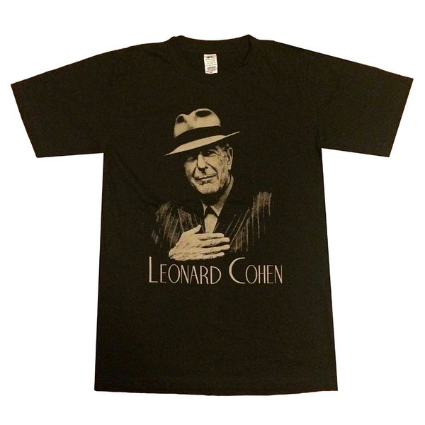 

2020 fashion summer style jigg and roll men's leonard cohen t-shirt tee shirt