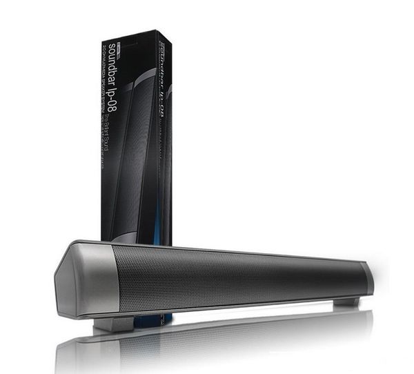 

the new lp-08 bluetooth wireless sound bars smart desckusb speakers subwoofer computer bass stereo hifi tf card with mic 3 colors