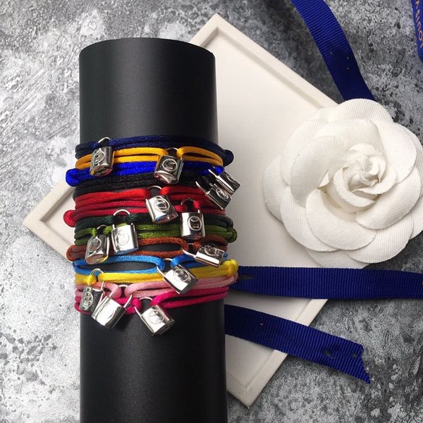 

fashion couple bracelet classic product lock bracelet rope trend personality hand rope stainless steel bracelet supply, Golden;silver