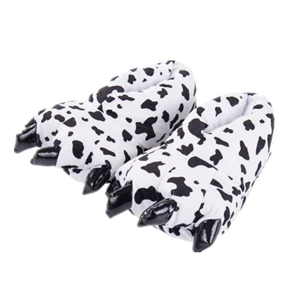 

children' slippers funny dinosaur cartoon flannel male and female animal home winter outdoor warm bag heel shoes christmas, Black;grey