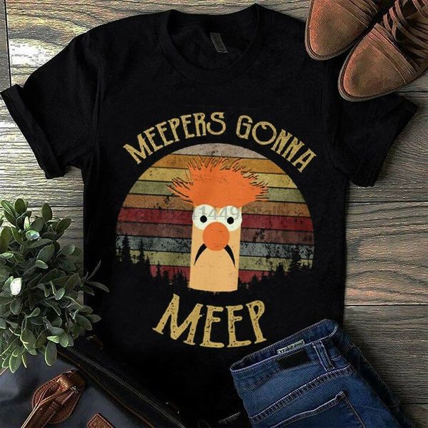 

muppet show beaker meepers собирается meep men black t shirt хлопок s 6xl