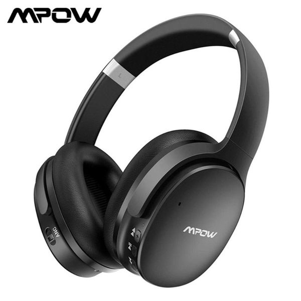 

mpow h10 music headsets upgraded wireless headset foldable headphones with 25h playing time active noise cancelling headphones