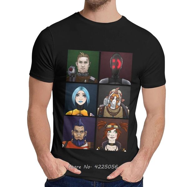 

borderlands 2 hunters gamer fanart krieg t shirt leisure tshirt new design men natural cotton plus size t-shirt funny tees